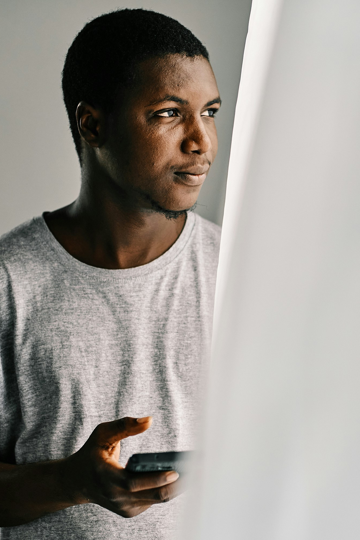 Man with mobile